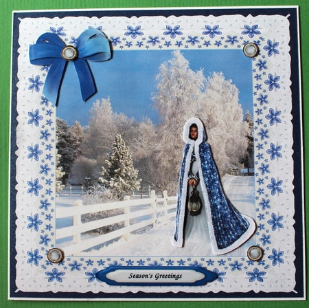 The Winter Lady in Blue by Taina Kankare