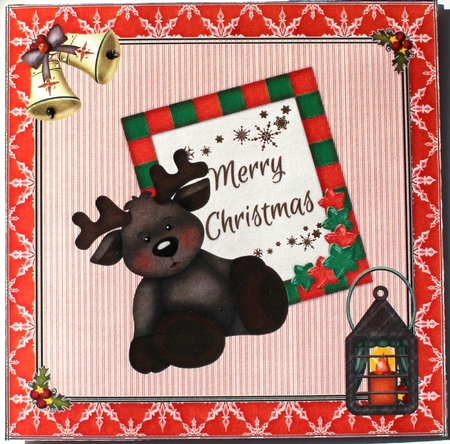 Christmas Reindeer Frames by Taina Kankare