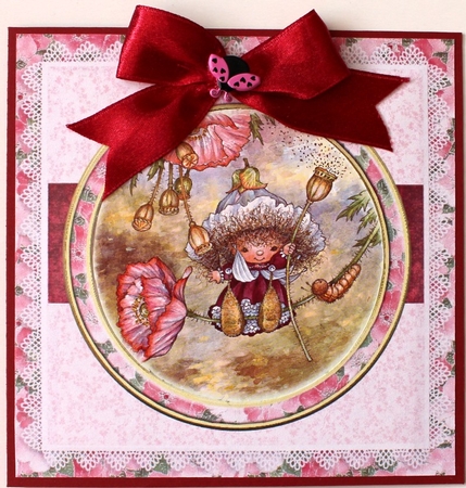 Pink Floral Insert by Taina Kankare