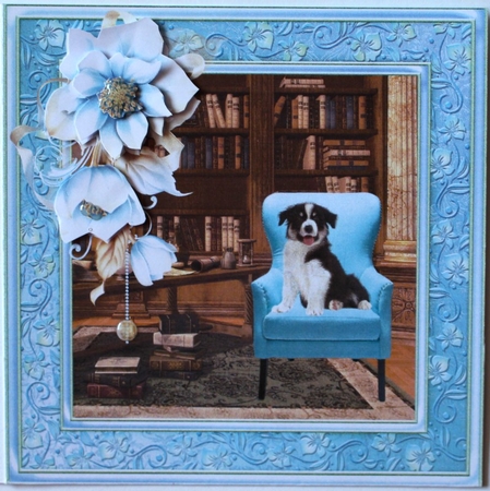kpd17-226 Mixed deco Blue by Taina Kankare