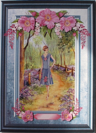 Bluebell Wood Original Art for Designer Resources by Taina Kankare