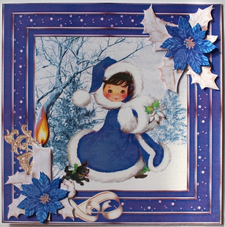 Blue Winter Scene 6 by Taina Kankare