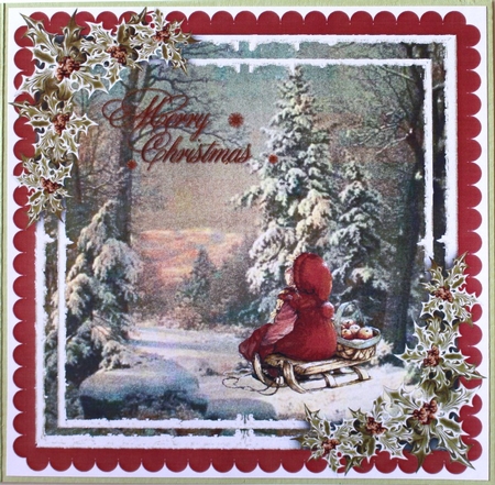 Vintage Winter Scene by Taina Kankare