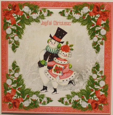 Christmas Corner Garland Vignette by Taina Kankare