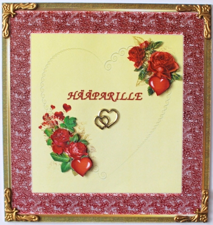 Embossed Heart Papers by Taina Kankare