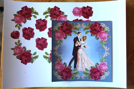 Soft Spring with Gold Frame Inlay 2 by Taina Kankare