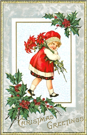 Victorian Children Christmas Scraps Set One For Cardmaking, Scrapbooking & Paper Crafts by Taina Kankare