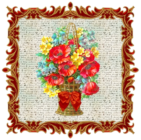 Victorian Flower Scraps Set One For Card Making & Scrapbooking PNG 300 DPI CU/PU by Taina Kankare