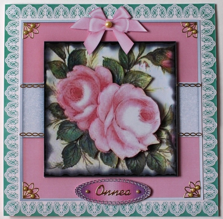 Beautiful French Pink Roses by Taina Kankare