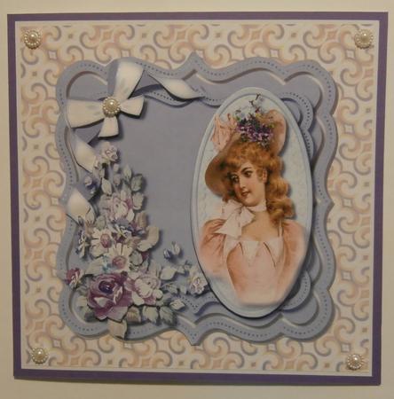 Beautiful Bracket Witha Vintage Hat Lady ,4 by Taina Kankare