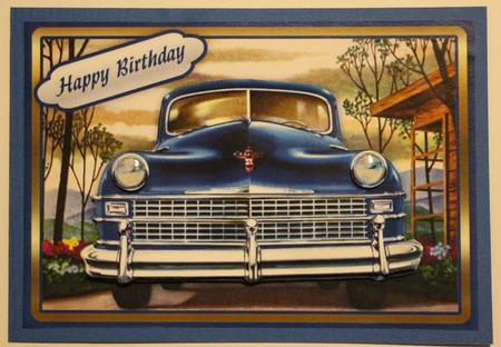 1947 Chrysler Card A4 Front by Taina Kankare