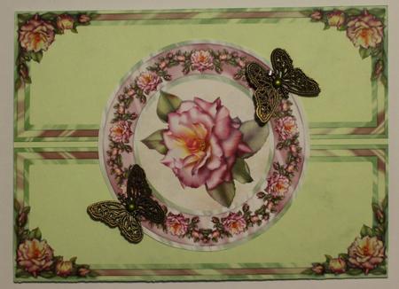 Summer Rose - Gatefold Card Sheet 2 Decoupage by Taina Kankare