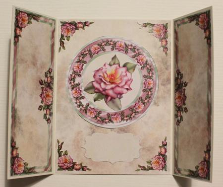Summer Rose - A4 Card Front by Taina Kankare