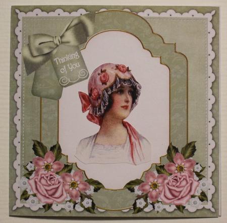 Wedding Bell Thinking of You to Fit 6in Folded Insert by Taina Kankare