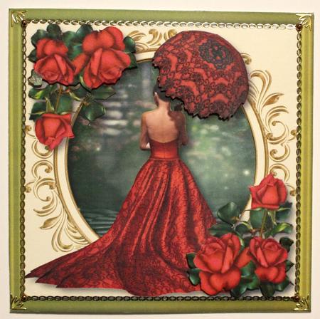 Parasol & Roses by Taina Kankare