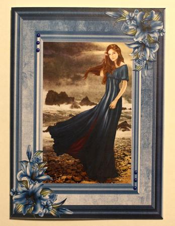 Lady Guinevere A4 (blue) by Taina Kankare