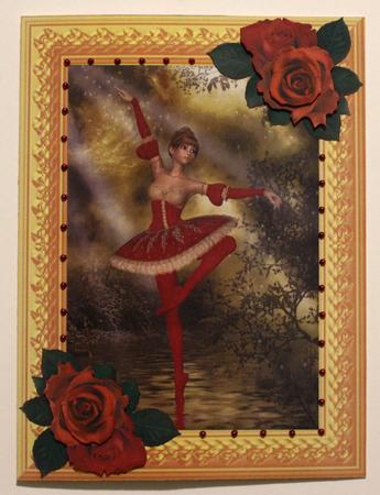 Ballet Dancer A4 by Taina Kankare