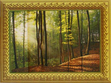 Sunshine in the Woods Side Stacker by Taina Kankare
