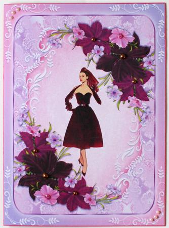 Pink and Lilac Floral Topper by Taina Kankare