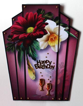 Art Deco Stacker - Chrysanthemum Spring by Taina Kankare