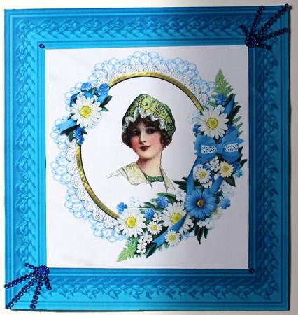 Warm and Cool Floral Cluster Frames by Taina Kankare