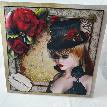 Steampunk Beauty & Red Roses Mini Kit by Tamara-lee  Lopuszynski 