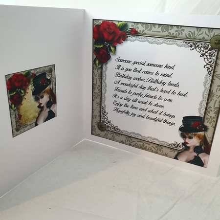 Steampunk Beauty & Red Roses Mini Kit by Tamara-lee  Lopuszynski 