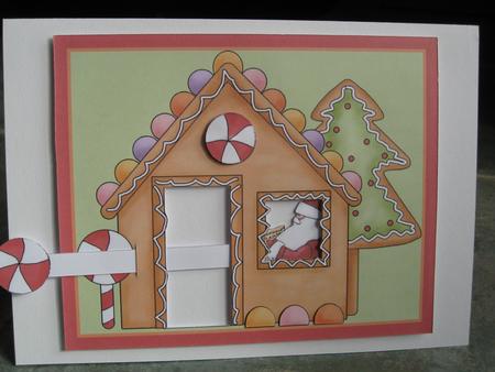 Gingerbread House Moveable Decoupage by Tanya Gerhardt
