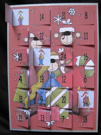 Advent Calendar Card 'beary Christmas' by Tanya Gerhardt