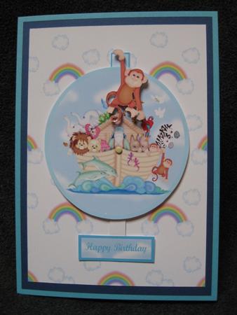 Noahs Ark Tag Slider Card by Tanya Gerhardt