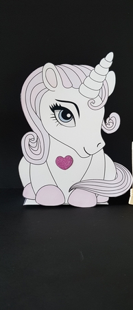 3D Cute Treat Box Gift Set Mini Kit - Cute Little Unicorn Blueberry by tara poore