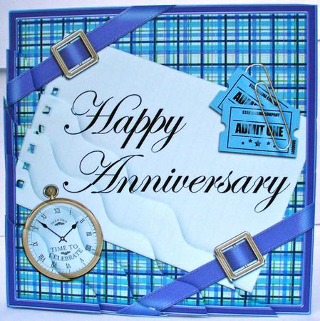 Tartan Anniversary Wavy Corner by Tasha Clark