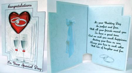 Deep Red and White Wedding Missing Corners Kit by Tasha Clark