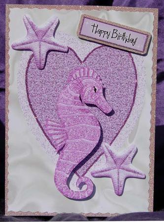 Pink Seahorse by Tasha Clark