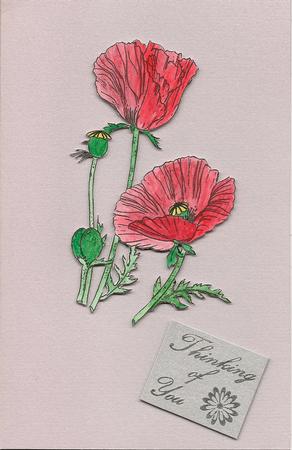 Poppy Digi Stamp by Tasha Clark