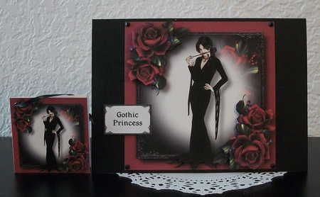 Gothic Red Roses Bumper Kit by Teddi Phillips