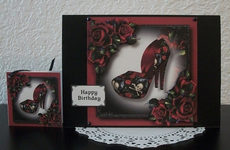 Gothic Red Roses Bumper Kit by Teddi Phillips