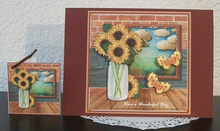 Sunflowers Mini Kit by Teddi Phillips