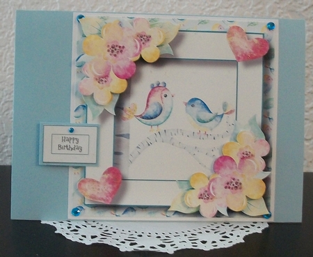 Watercolour Cute Birds by Teddi Phillips