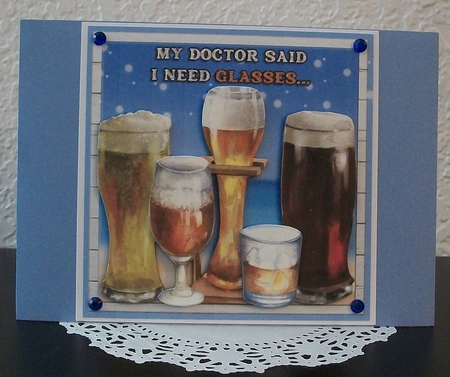 NEED GLASSES - BEER & WHISKY by Teddi Phillips