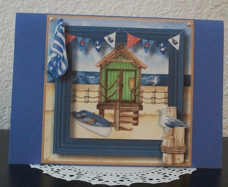The Beach Hut - Green by Teddi Phillips