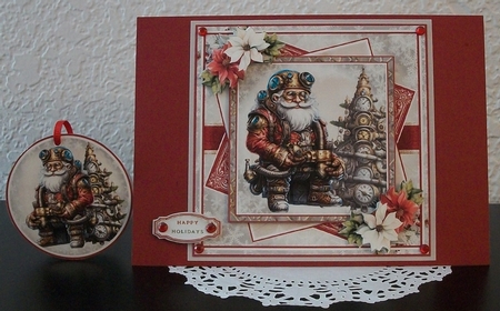Steampunk Christmas Mini Page Kit by Teddi Phillips