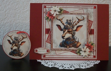 Steampunk Christmas Mini Page Kit by Teddi Phillips