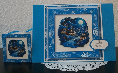 Mixed Blue Christmas 1 Multi Topper Kit by Teddi Phillips
