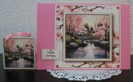 Beautiful Japanese Garden Multi Topper Kit by Teddi Phillips