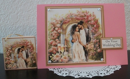 Rose Arch Happy Anniversary by Teddi Phillips