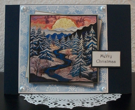 Quilted Winter Landscapes 1 Multi Topper Kit by Teddi Phillips