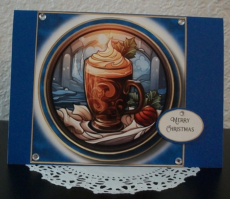 Mixed Christmas Circle Stained Glass 2 Multi Topper Kit by Teddi Phillips