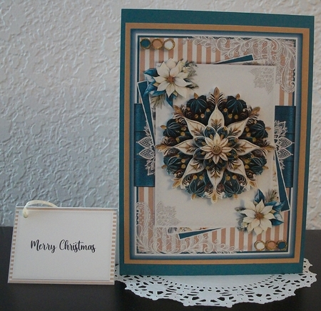 Teal and Kraft Christmas One  by Teddi Phillips