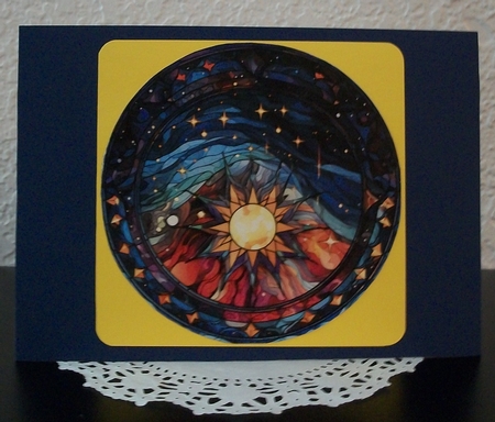 Celestial Christmas Card Topper by Teddi Phillips